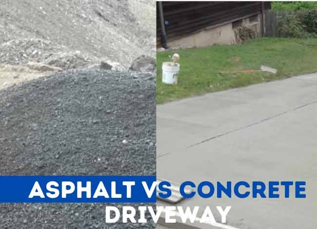 Asphalt VS Concrete Driveway