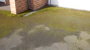 How to remove moss from asphalt driveway